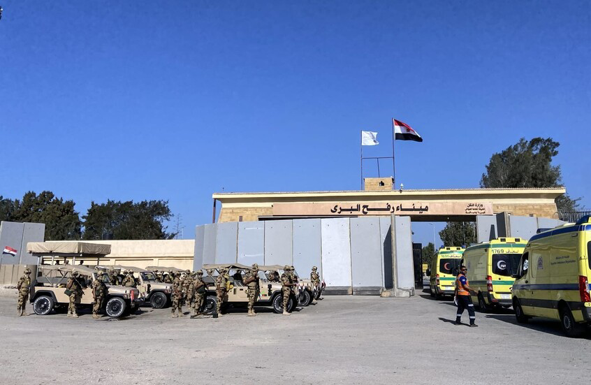 إصرار مصري على حرية حركة البضائع عبر  معبر رفح بدون تفتيش